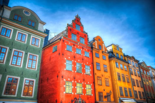 Stortorget place in Gamla stan, Stockholm Sweden.