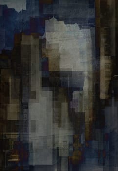 New York Downtown Abstract Background