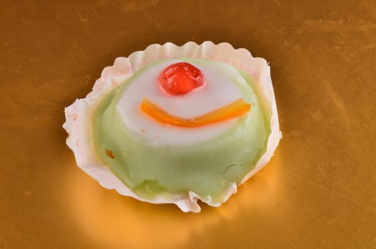 Dessert: Cassata Siciliana in restaurant