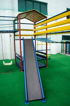 playground wooden recreation activity net protection