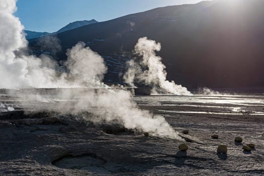 El Tatio Geyser,San Pedro de Atacama,Atacama Desert,4270m altitude,Chile,South America