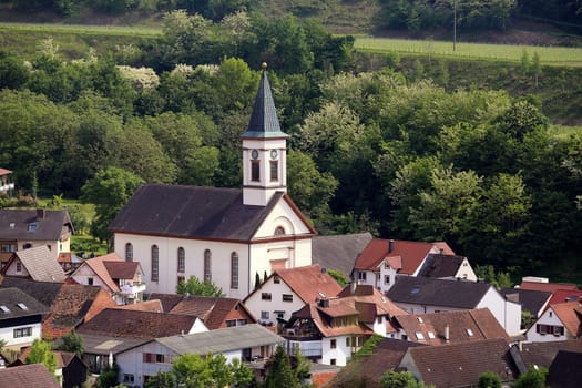 Winegrowers' village Amoltern near Endingen in the Kaiserstuhl