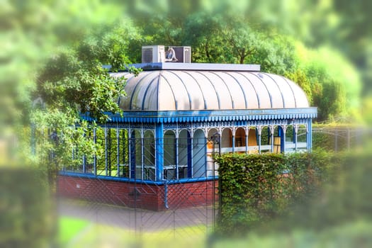 Tourainer pavilion in the city park of the city of Mülheim in Germany.