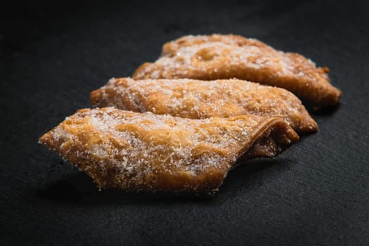 Typical spanish sweets, Fritters with sugar or pestinos