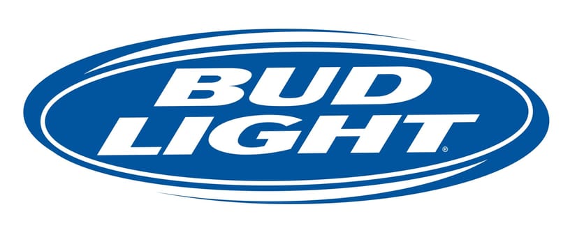 bud light illustration logo beer