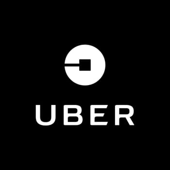 uber transportation app logo illustration