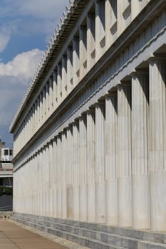 The Temple of Hephaestus at the Ancient Agora of Athens, Greece
