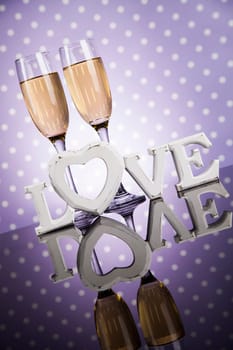 Love, Valentine's day concept, heart background