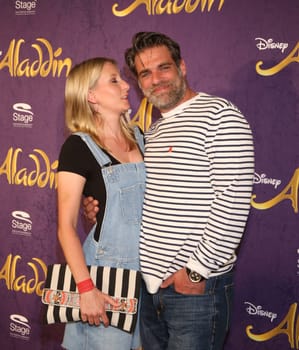 Carsten Spengemann with girlfriend Julie Gross ,. Red carpet at benefit concert ALADDIN & FRIENDS IN CONCERT at Neue Flora,Hamburg