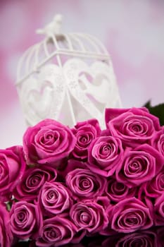 Romantic vintage love background