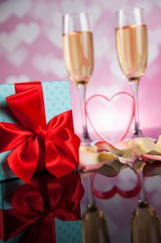 Love, Valentine's day concept, heart background
