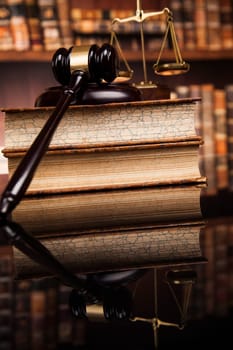 Court gavel,Law theme, mallet of justice