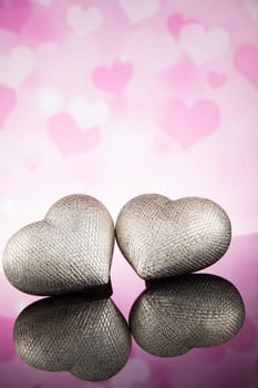 Valentines day heart background