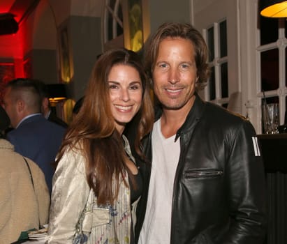 Hakim-Michael Meziani mit Ehefrau Anja,. BASTION Restaurant Eroeffnung im Museum für Hamburgische Geschichte in Hamburg