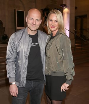Stefan Schnoor my Sonja Kuehn,. BASTION Restaurant Eroeffnung im Museum für Hamburgische Geschichte in Hamburg