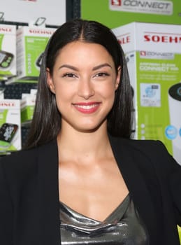 Rebecca Mir,. Rebbeca Mir presented the Soehnle Fit in 10 weeks.  On the occasion of Soehnle's 150-year anniversary in the Panorama Lounge Hamburg ,15.05.2018