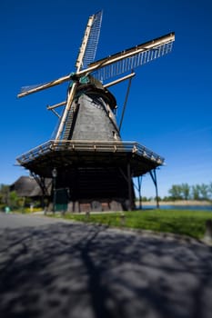 Dutch windmill in netherlands