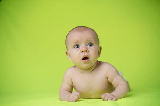 Newborn baby girl