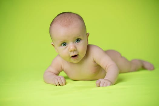 Newborn baby girl