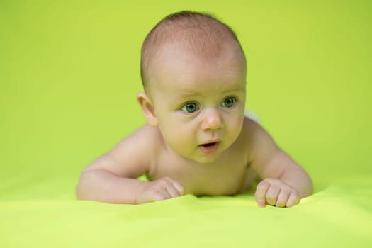 Newborn baby girl