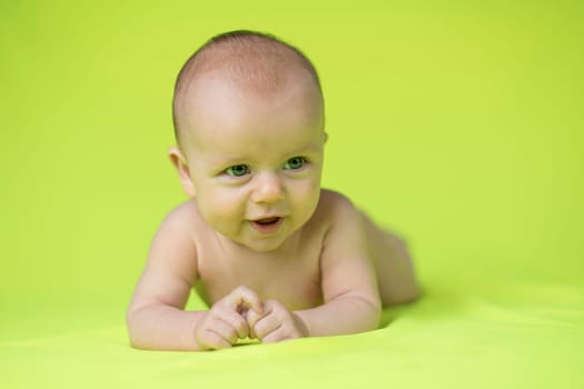 Newborn baby girl