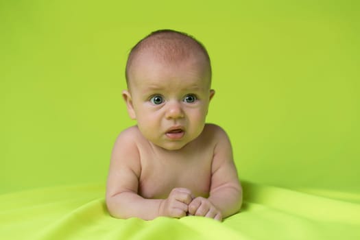 Newborn baby girl