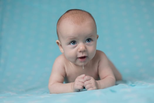 Funny beautiful baby