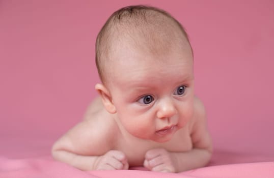 Newborn baby girl