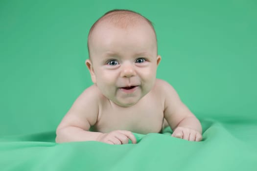 Funny beautiful baby