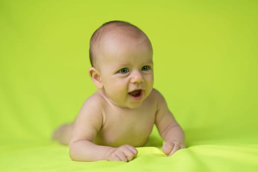 Funny beautiful baby