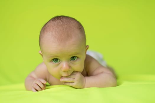 Newborn baby girl