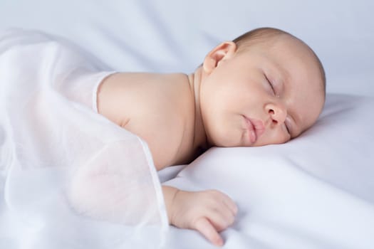 Beautiful newborn baby sleeping