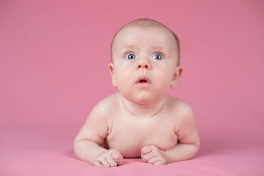 Funny beautiful baby
