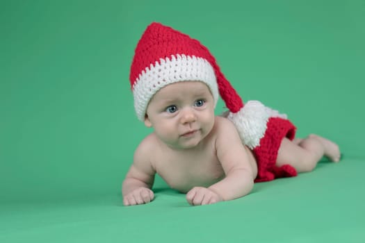 Happy Santa Christmas baby
