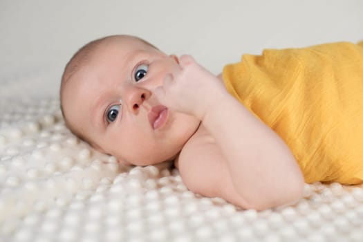 Newborn baby girl