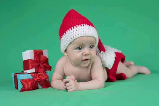 Happy Santa Christmas baby