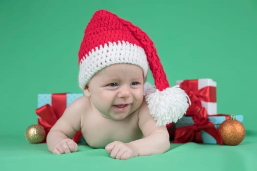 Happy Santa Christmas baby