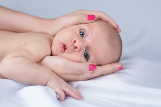 Hand Mom And Baby