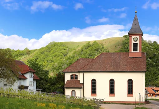 Romanus Church in Altvogtburg in the inner Kaiserstuhl