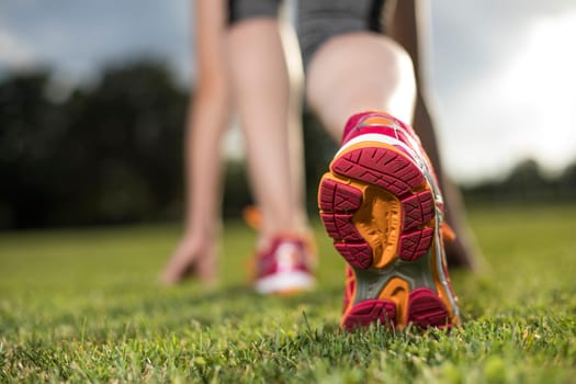 Runner Training woman and healthy lifestyle