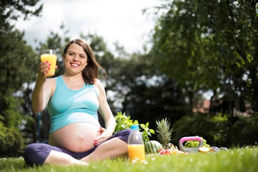 Gym fitness,Pregnant woman, healthy lifestyle concept