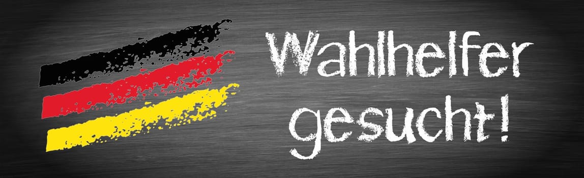 Election workers wanted,Bundestag election,election to the Bundestag