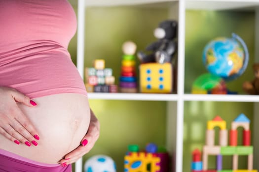 Beautiful Pregnant Woman belly