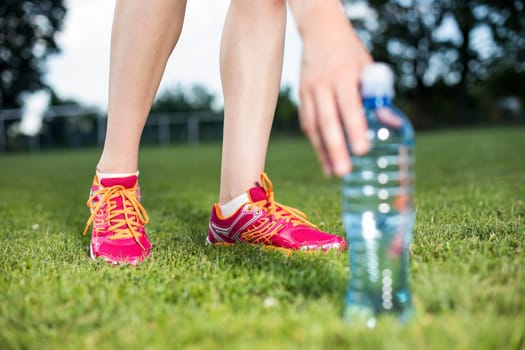 Runner Training woman and healthy lifestyle