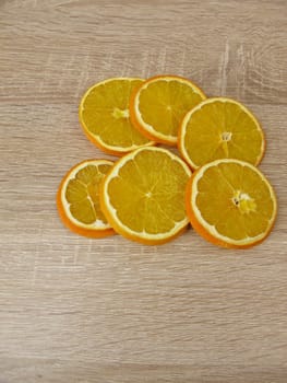 Dried orange slices