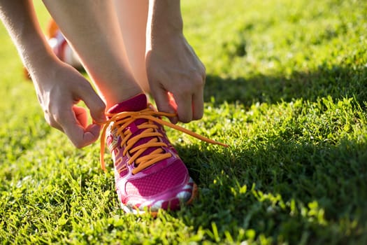 Runner Training woman and healthy lifestyle