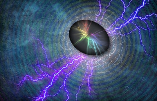 Cracked Stone Emits Light and Radiates Electricity