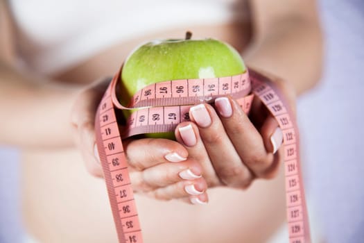 Healthy, Pregnant Woman Belly, Beautiful mom
