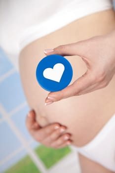 Beautiful Pregnant Woman belly