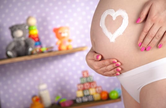 Beautiful Pregnant Woman belly